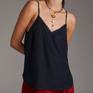 NWOT Daily Practice by Anthropologie Silk Cami - Black, Medium